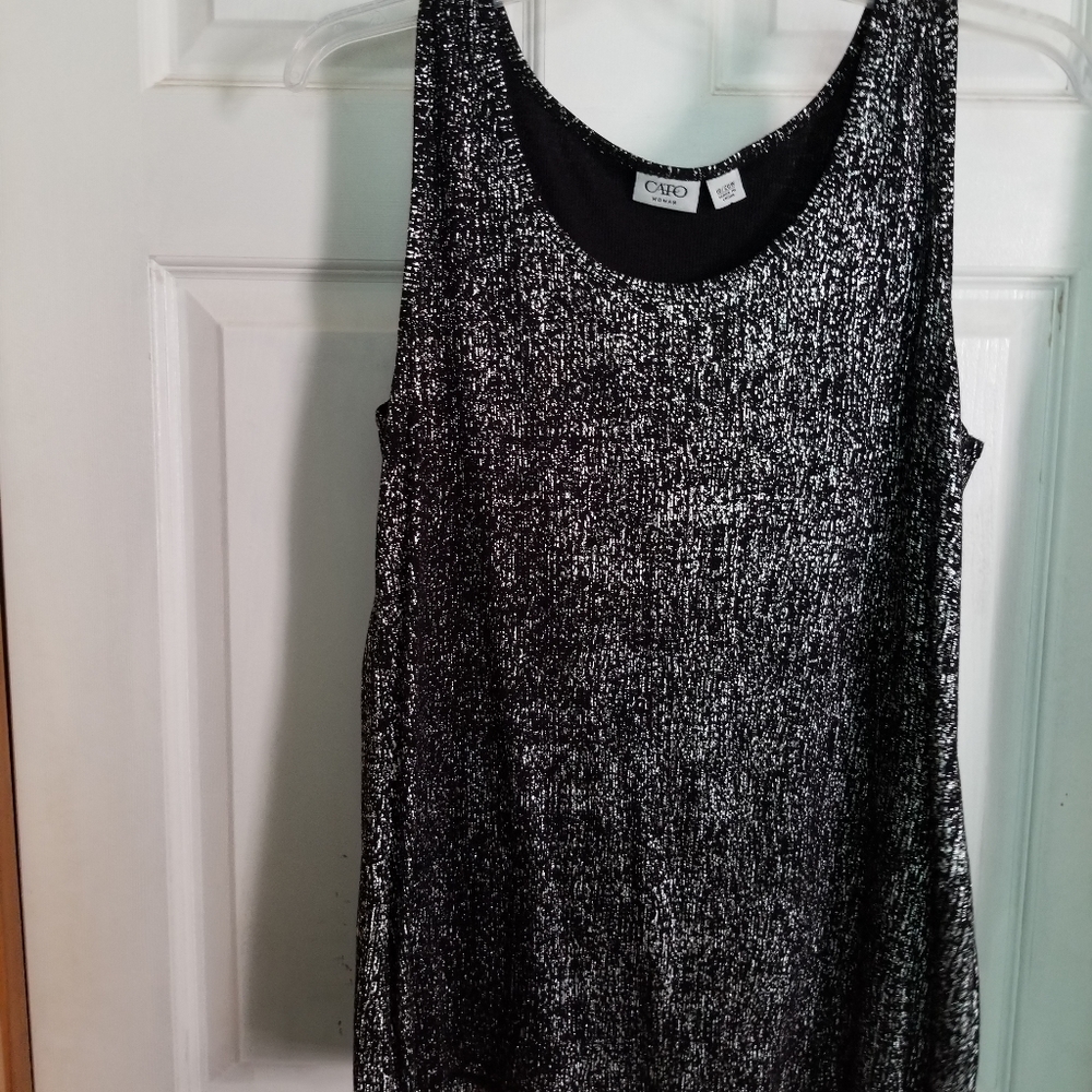 Cato sleeveless holiday top